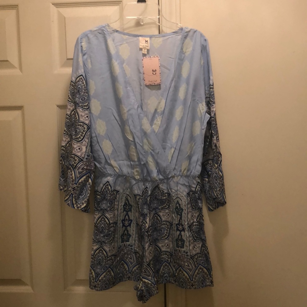 Pink Owl Romper